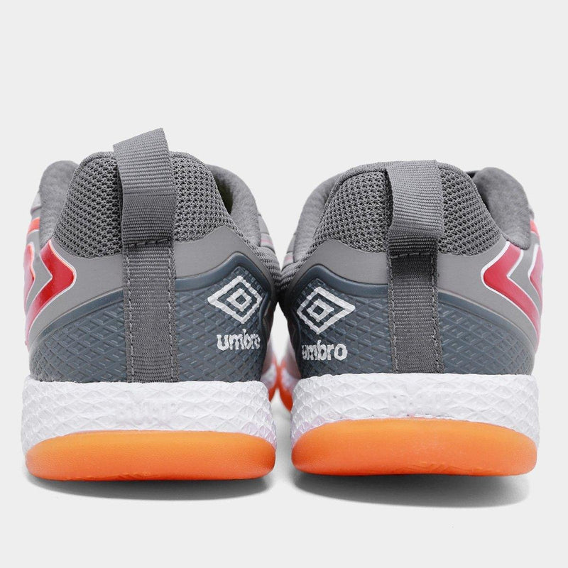 Chuteira Futsal Umbro Pro 5 Bump - Prata+Grafite