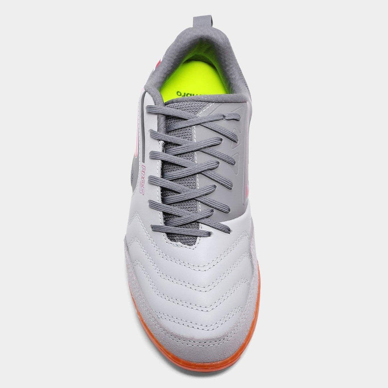 Chuteira Futsal Umbro Pro 5 Bump - Prata+Grafite