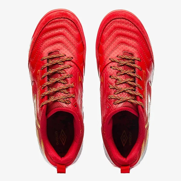 Chuteira Futsal Umbro Pro 5 Bump Dragon Year - Vermelha