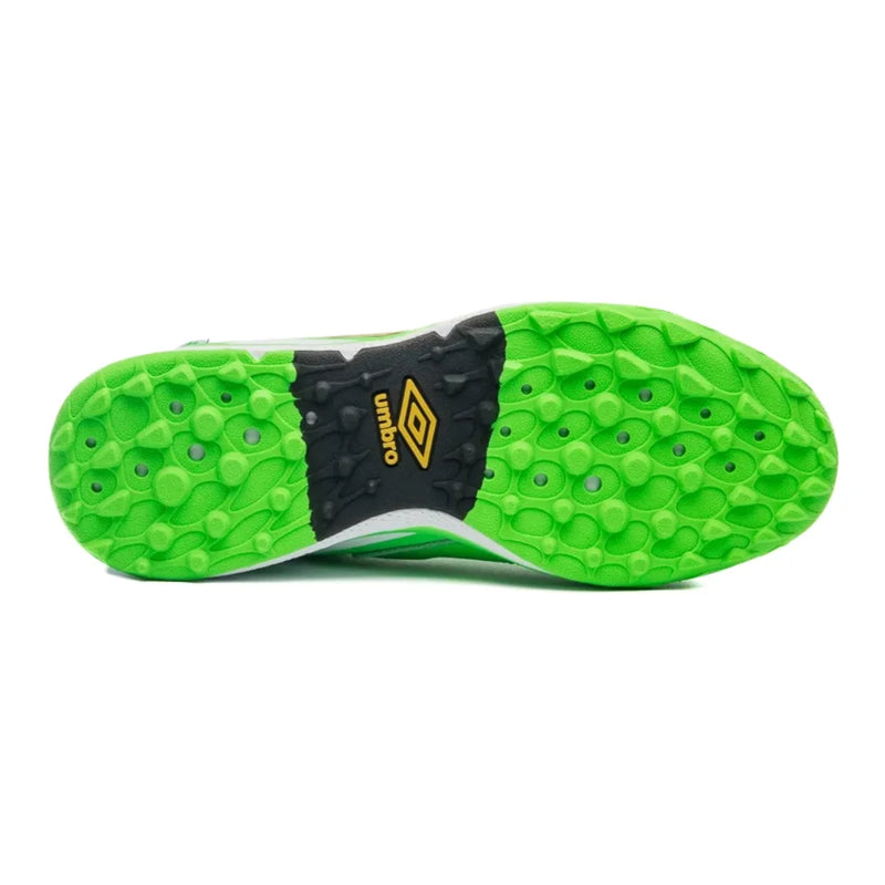 Chuteira Umbro Ada Master Class Pro Bump Stp Society - Verde/Dourado